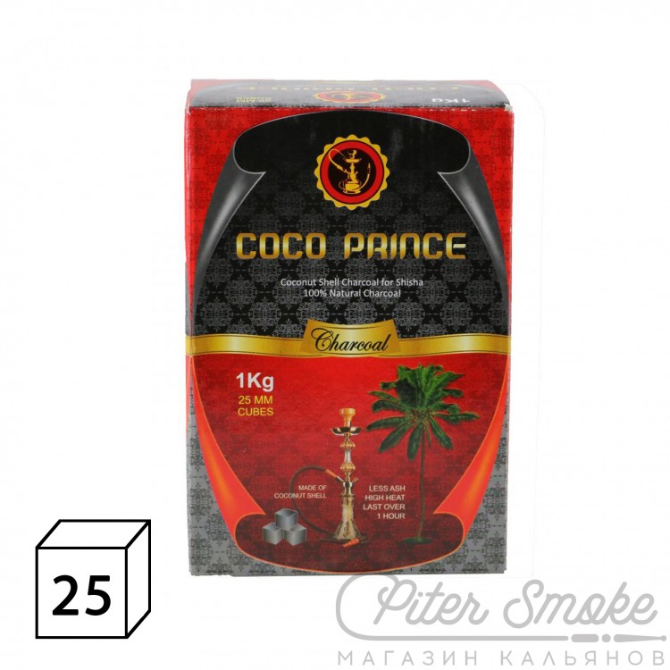 Уголь Coco Prince 72 шт (25 мм)